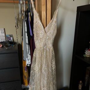 Champagne Prom Dress